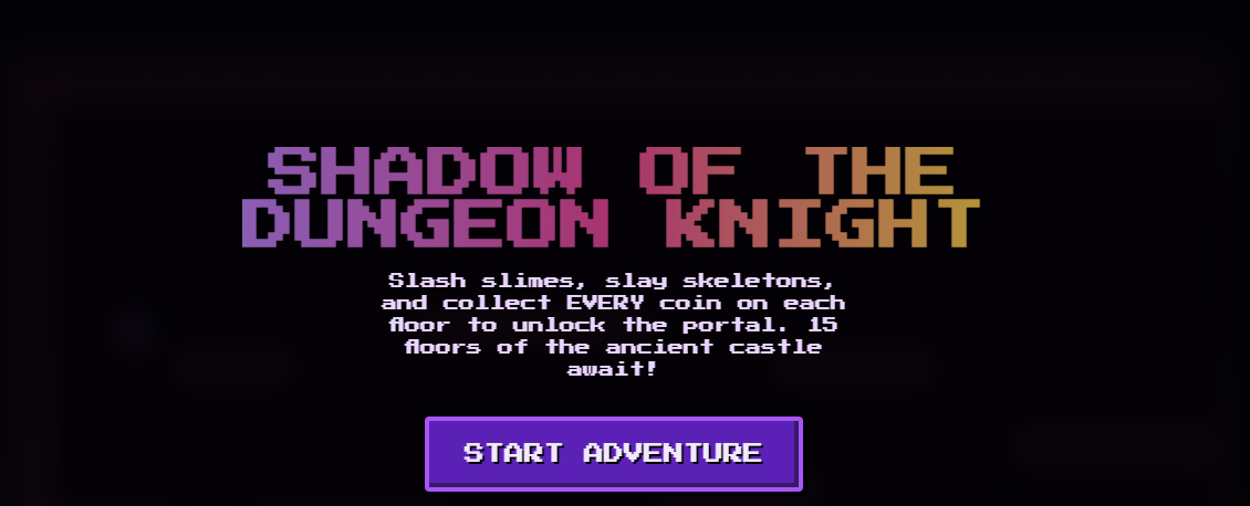 Screenshot 2 for Shadow of the Dungeon Knight