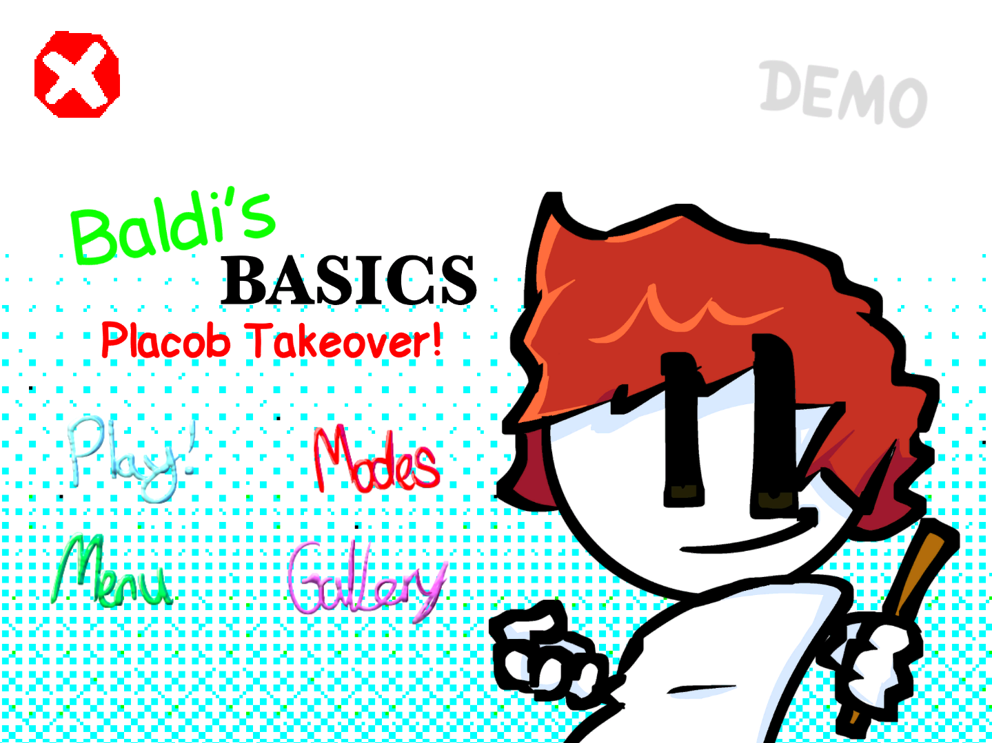 Screenshot 2 for Baldi's Basics: Placob Takeover!
