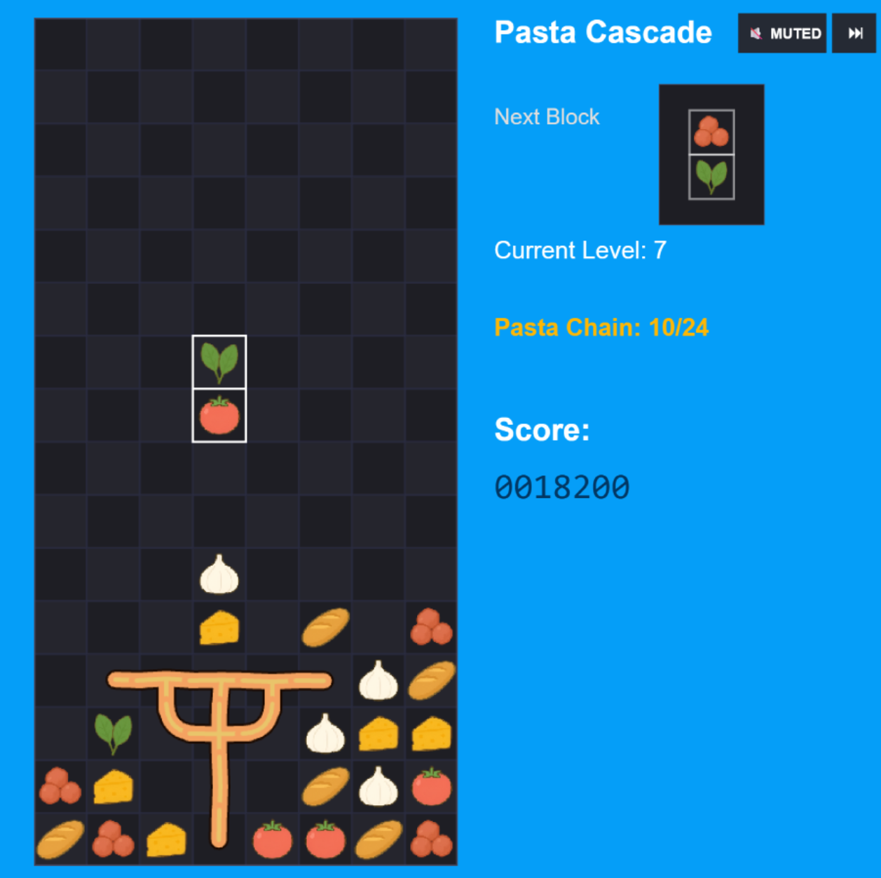 Screenshot 2 for PASTA CASCADE