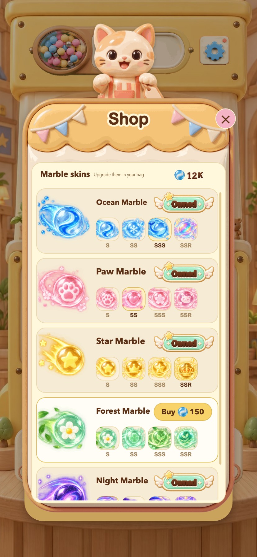 Screenshot 2 for Marble Meow Planet