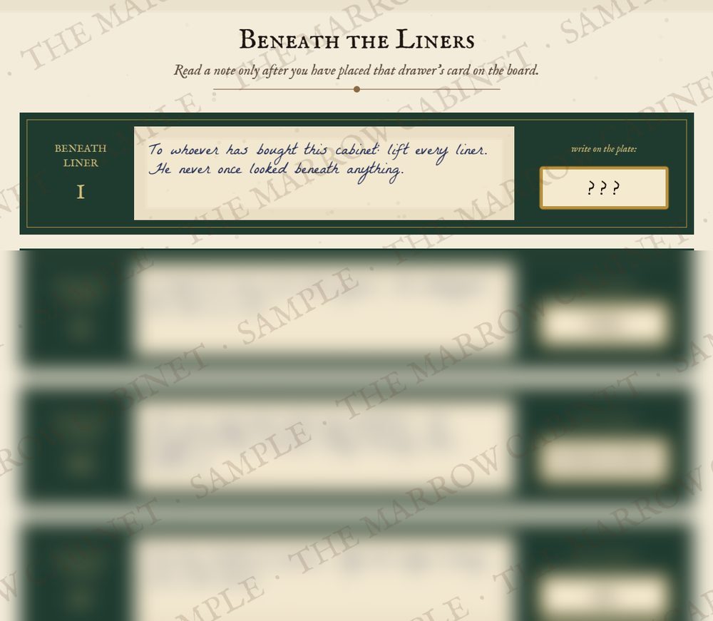 Screenshot 5 for The Marrow Cabinet