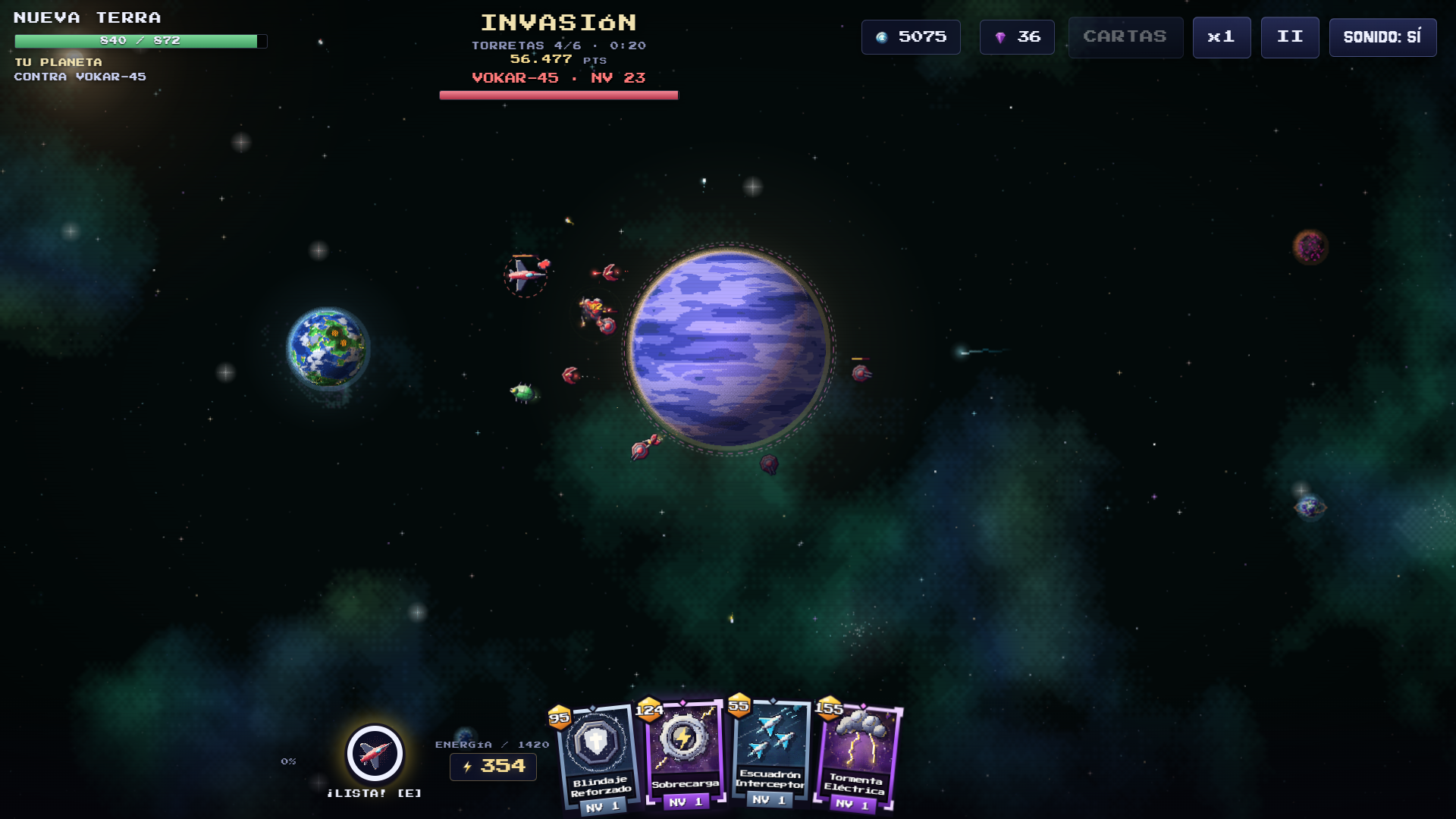 Screenshot 6 for Orbitalyc: Defensa Planetaria