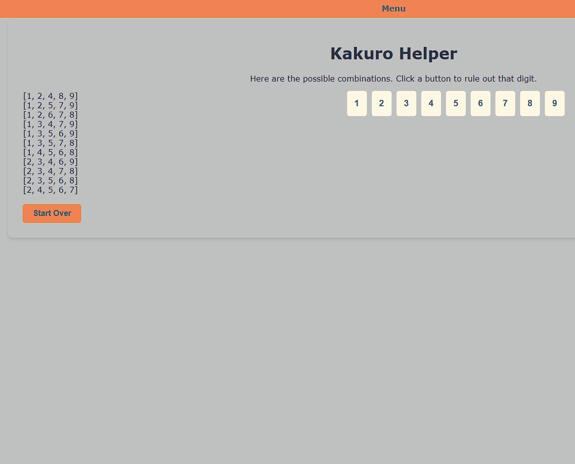 Screenshot 4 for Sudoku Helper and Kakuro Helper
