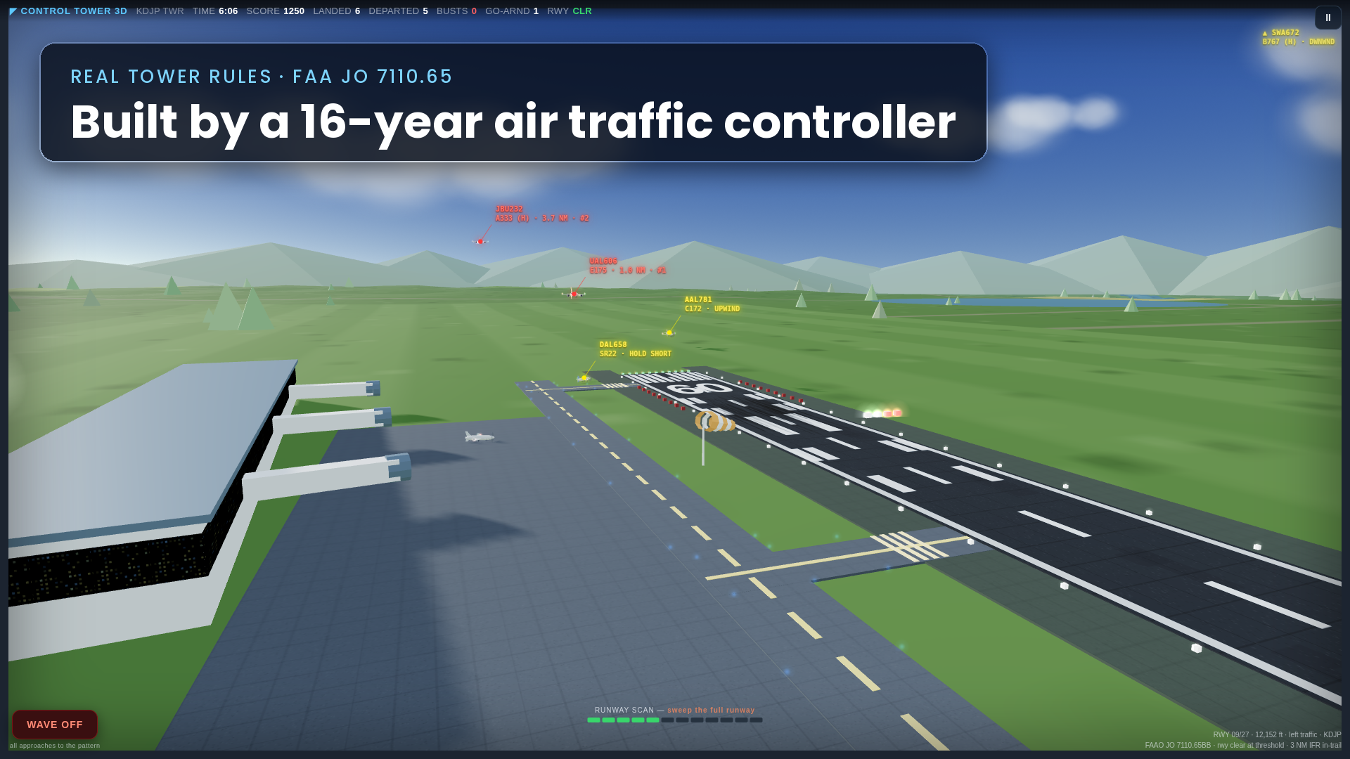 Screenshot 4 for Control Tower 3D: ATC Sim