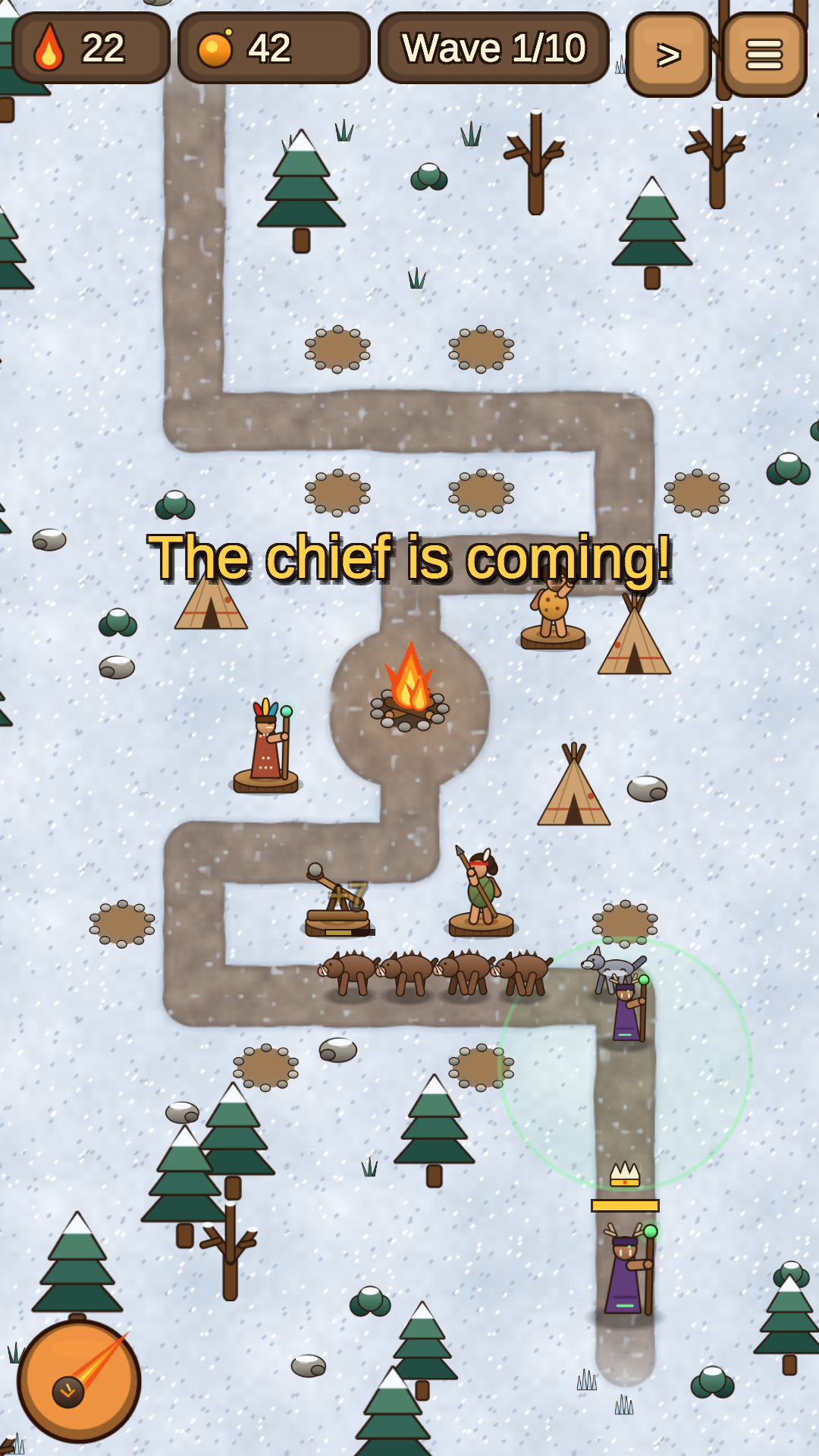 Screenshot 6 for Sacred Fire – Stone Age Defense