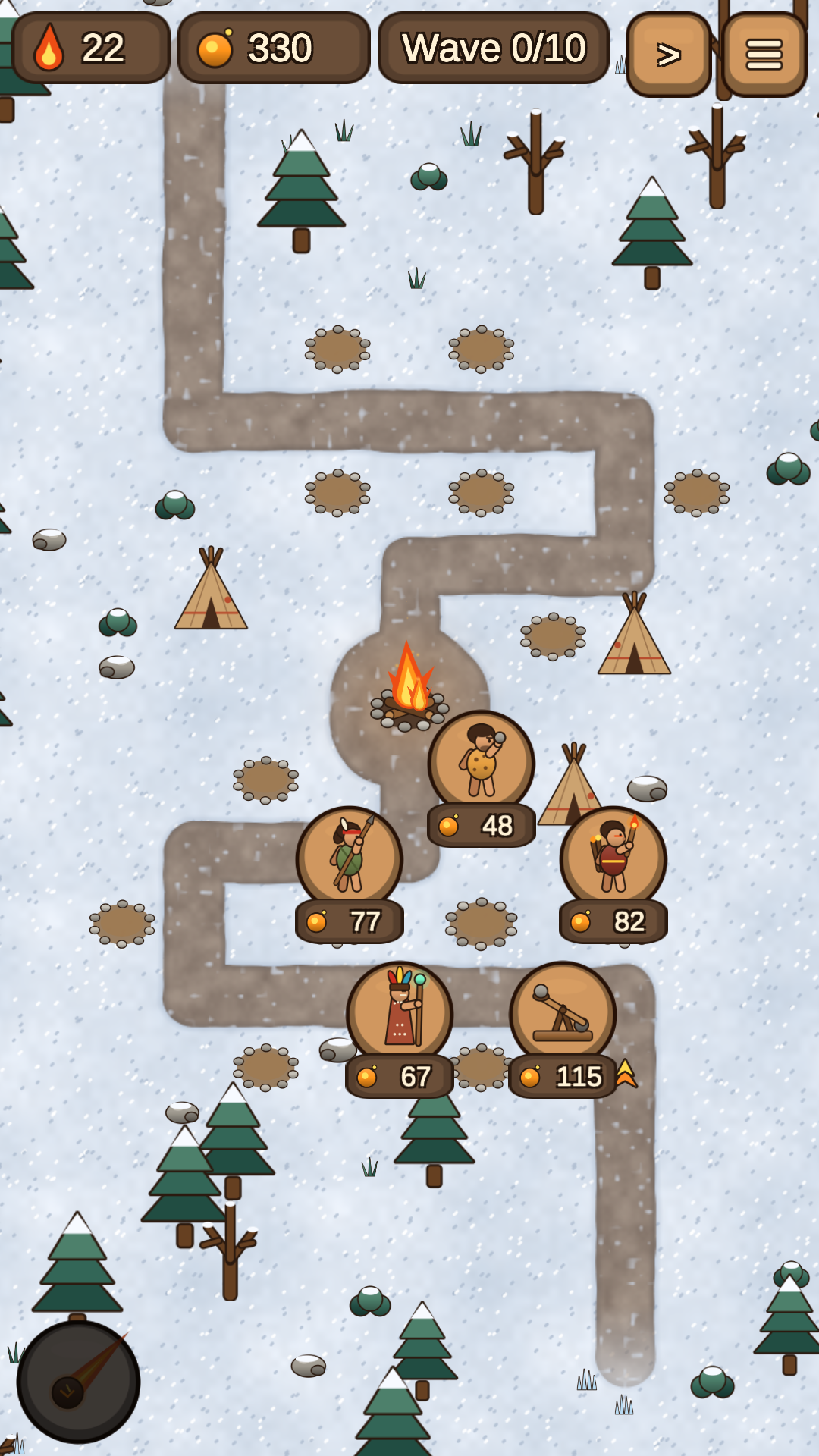 Screenshot 5 for Sacred Fire – Stone Age Defense