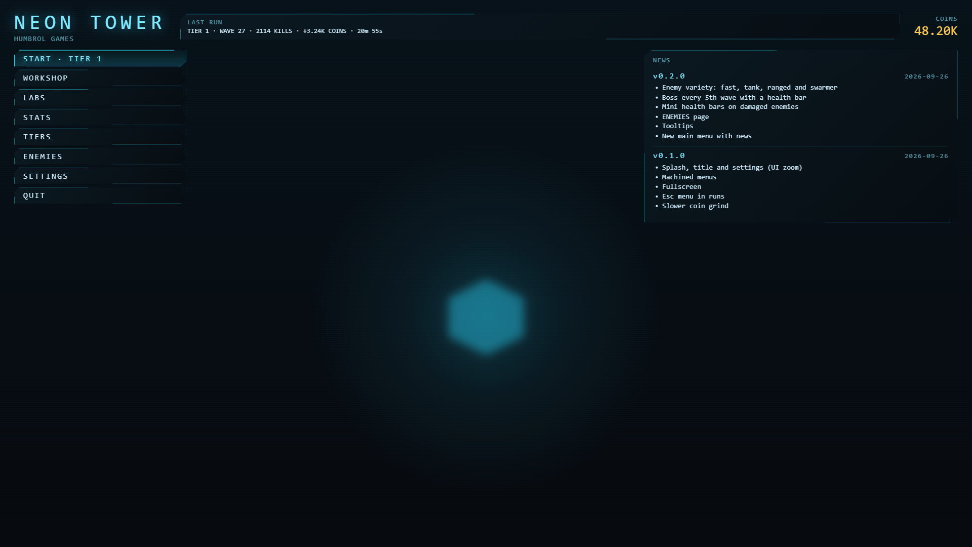 Screenshot 2 for Neon Tower