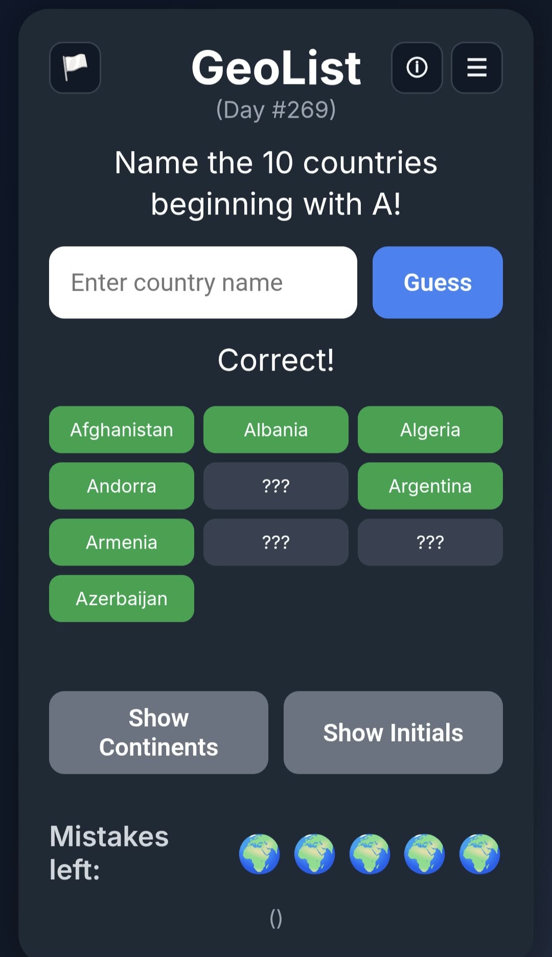 Screenshot 4 for GeoList