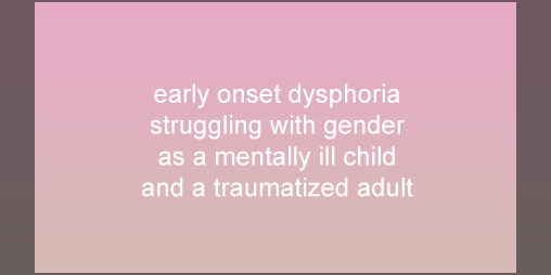 Cover image for early onset dysphoria