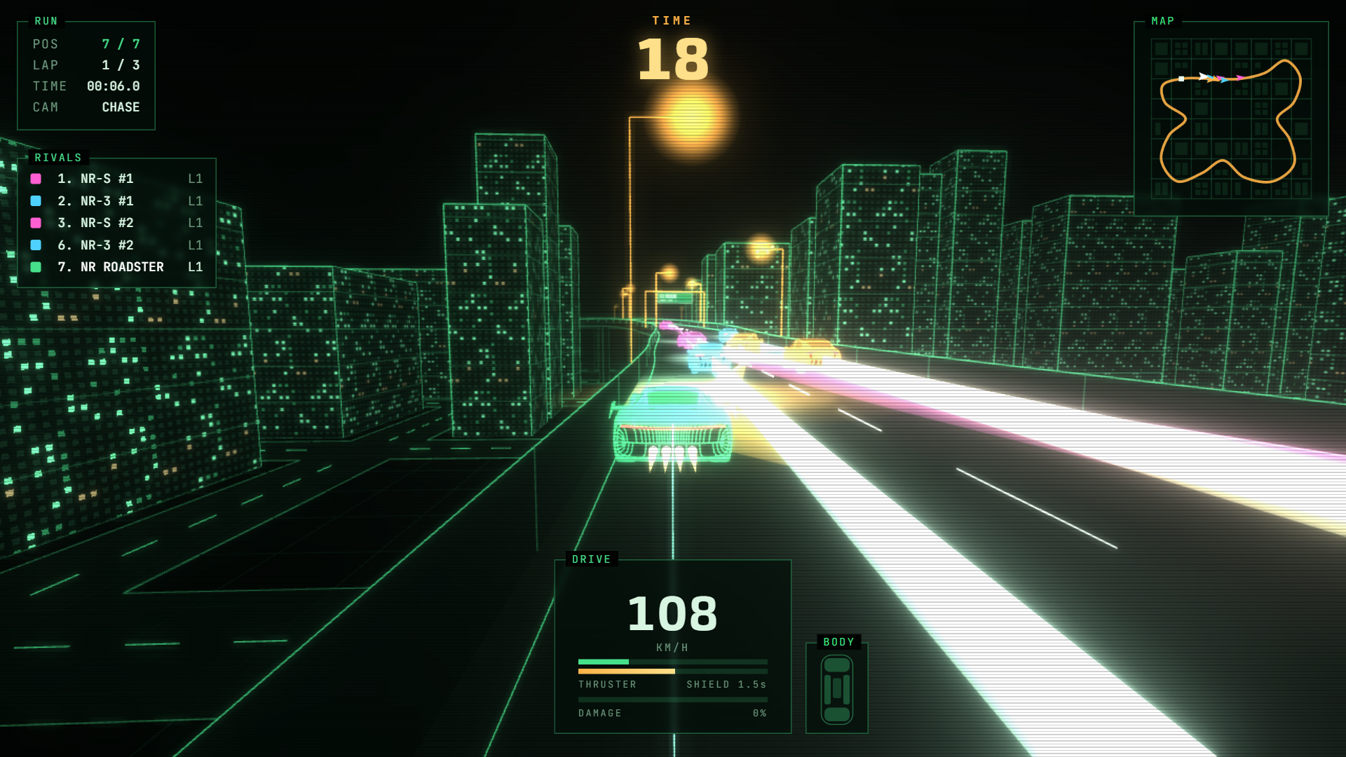 Screenshot 5 for NEON NIGHT RUNNER