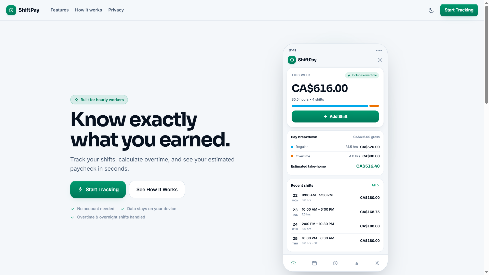 Screenshot 2 for Shift Pay