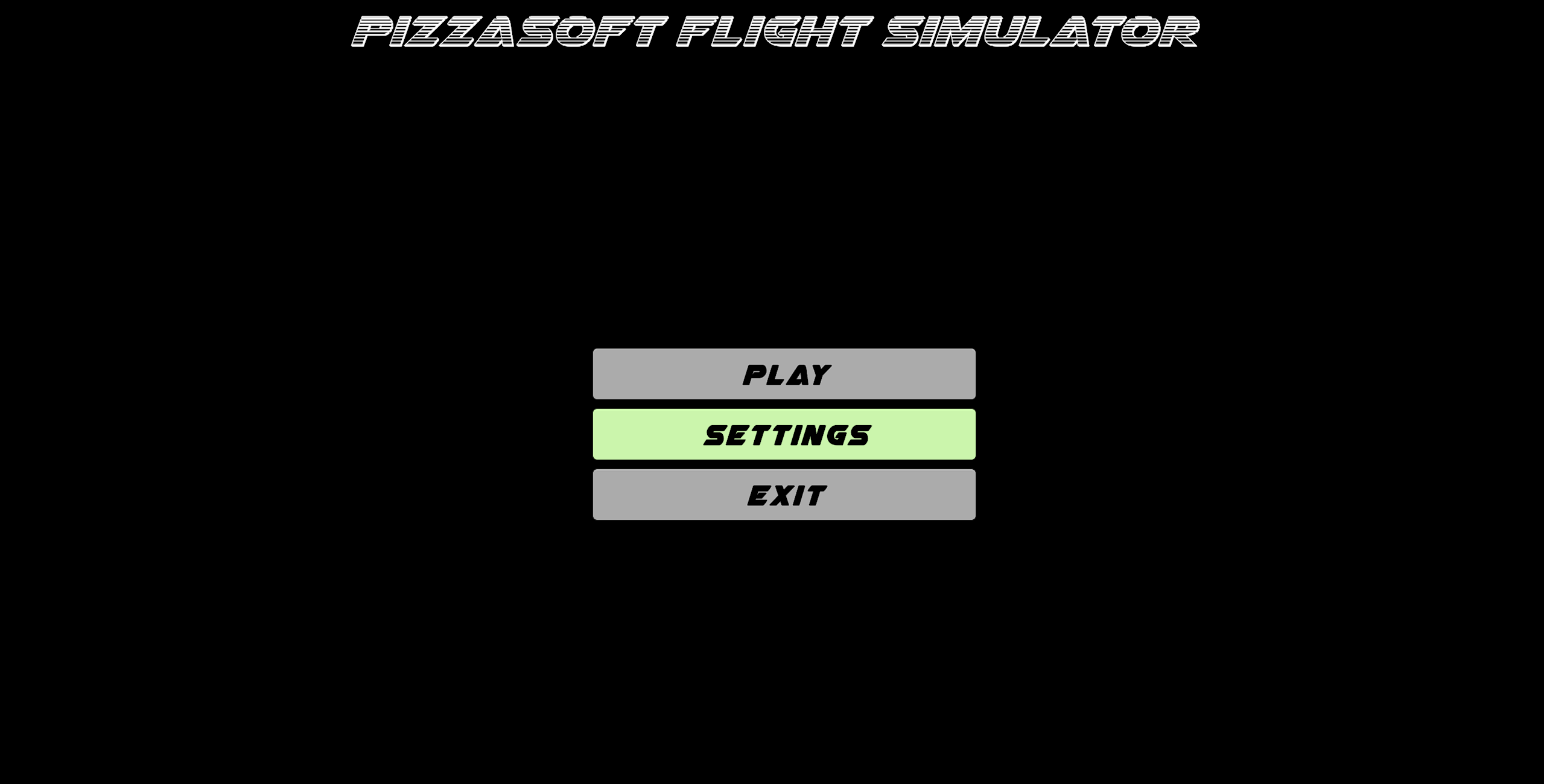 Screenshot 2 for pizzasoft's flight simulator