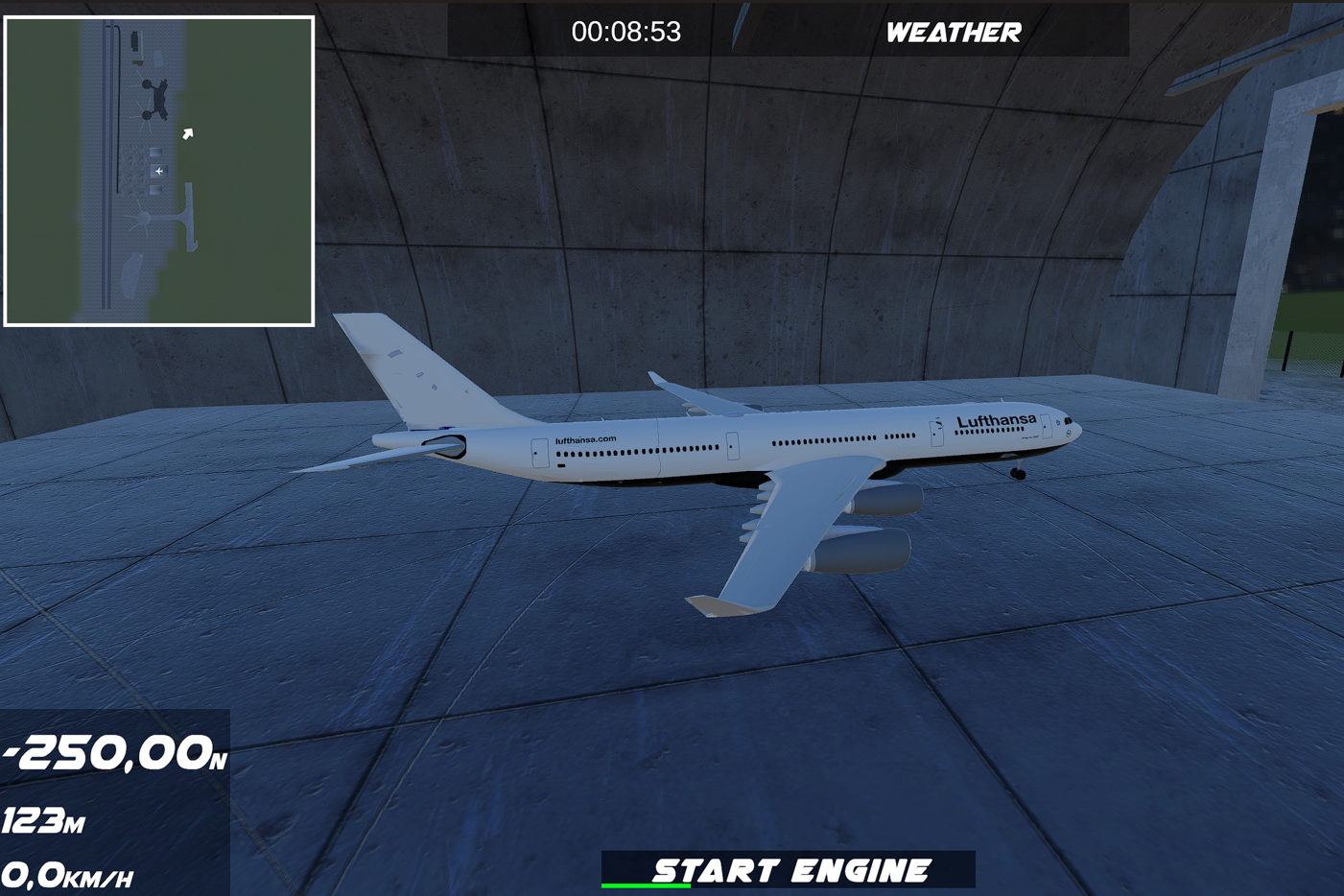 Screenshot 3 for pizzasoft's flight simulator