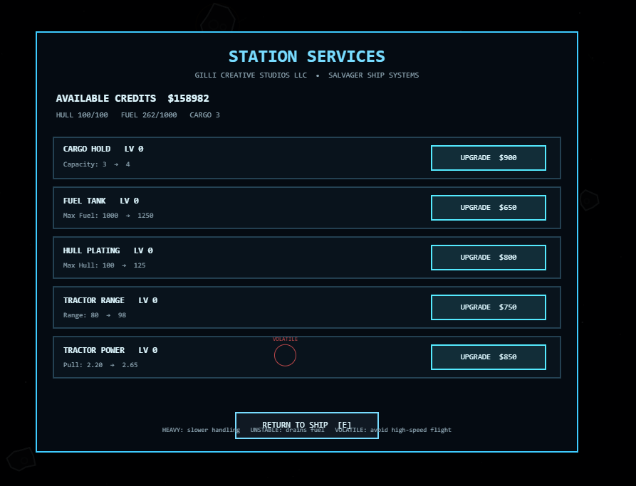 Screenshot 7 for Space Salvager-SS Wayfarer