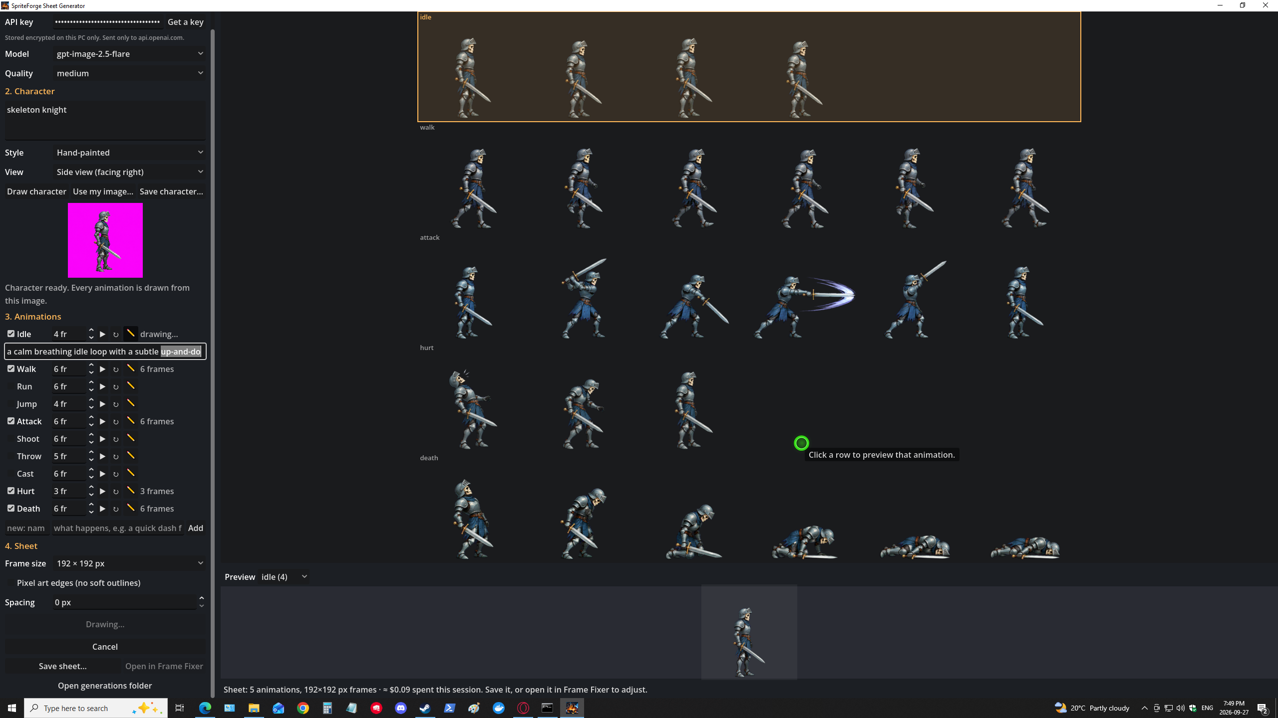 Screenshot 2 for Sprite Forge - Sheet Generator