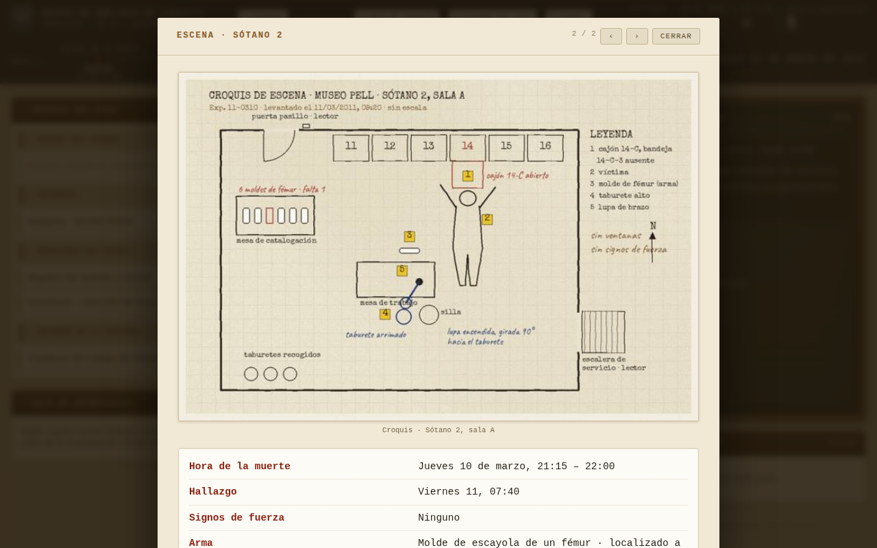 Screenshot 3 for El Perfilador — Caso 00: Cajón 14