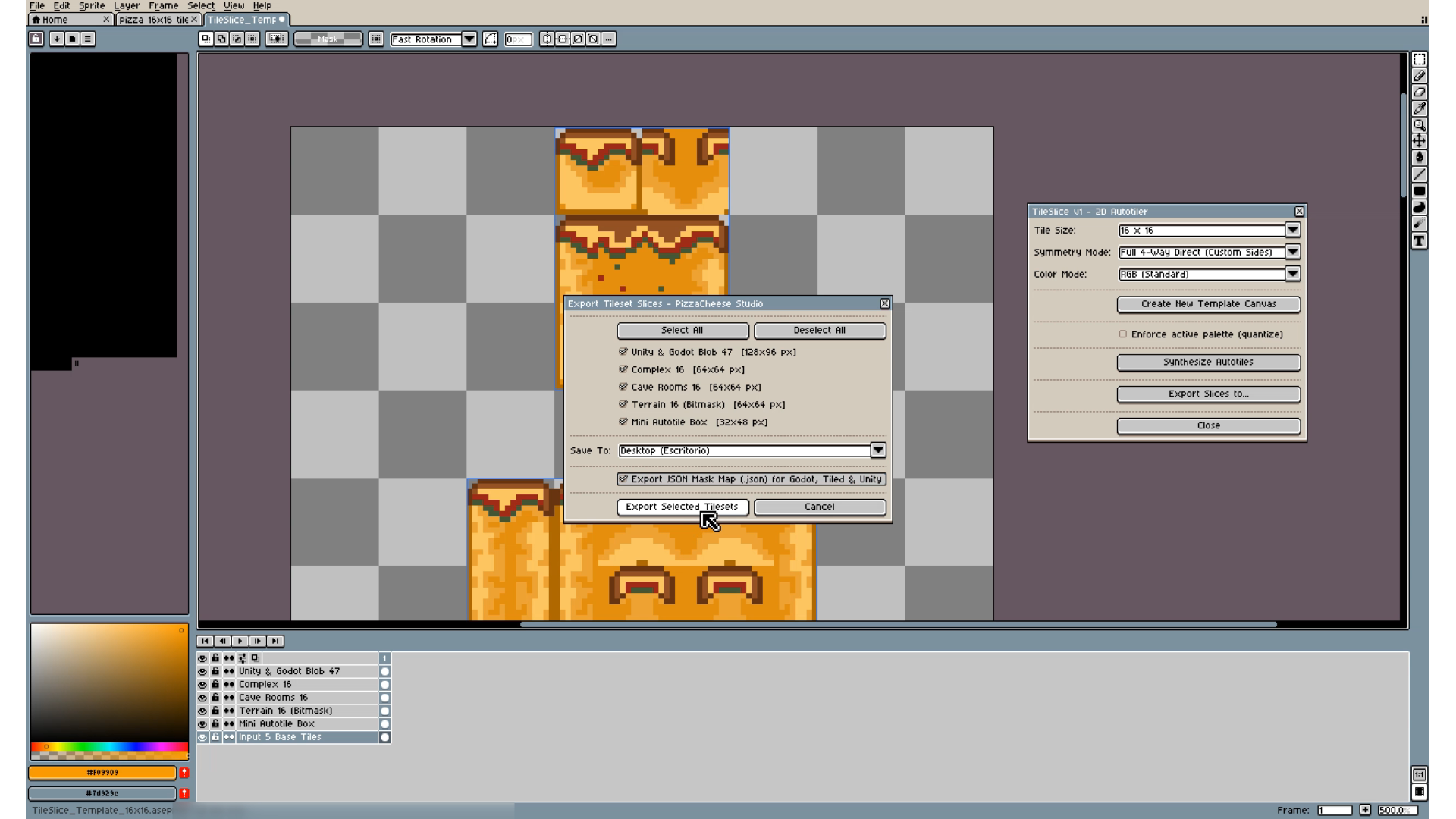 Screenshot 5 for TileSlice - 2D Autotiler for Aseprite