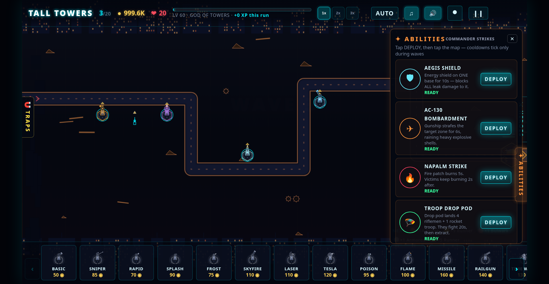 Screenshot 7 for Tall Towers Neon Defense