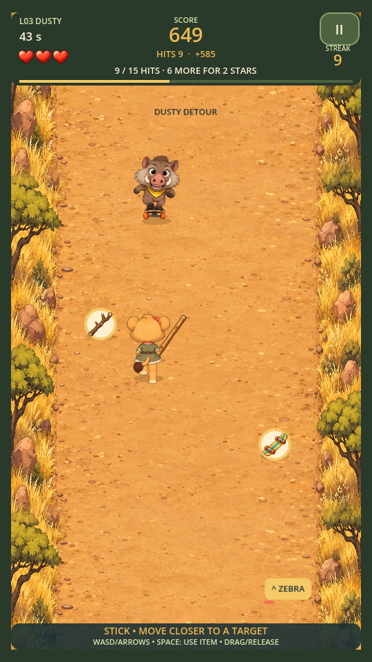 Screenshot 5 for Walk Rage: Safari Chaos — Demo