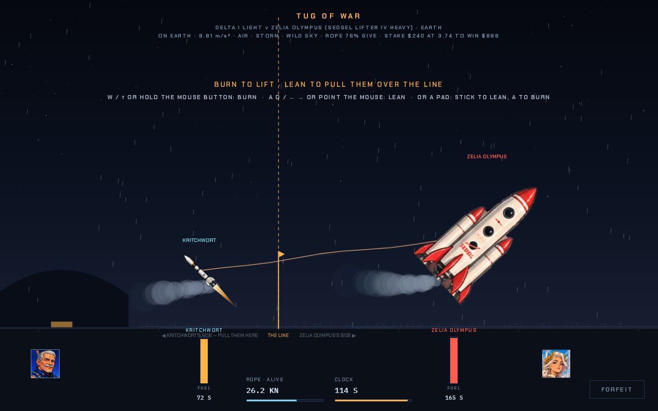 Screenshot 2 for Tug Of Rockets