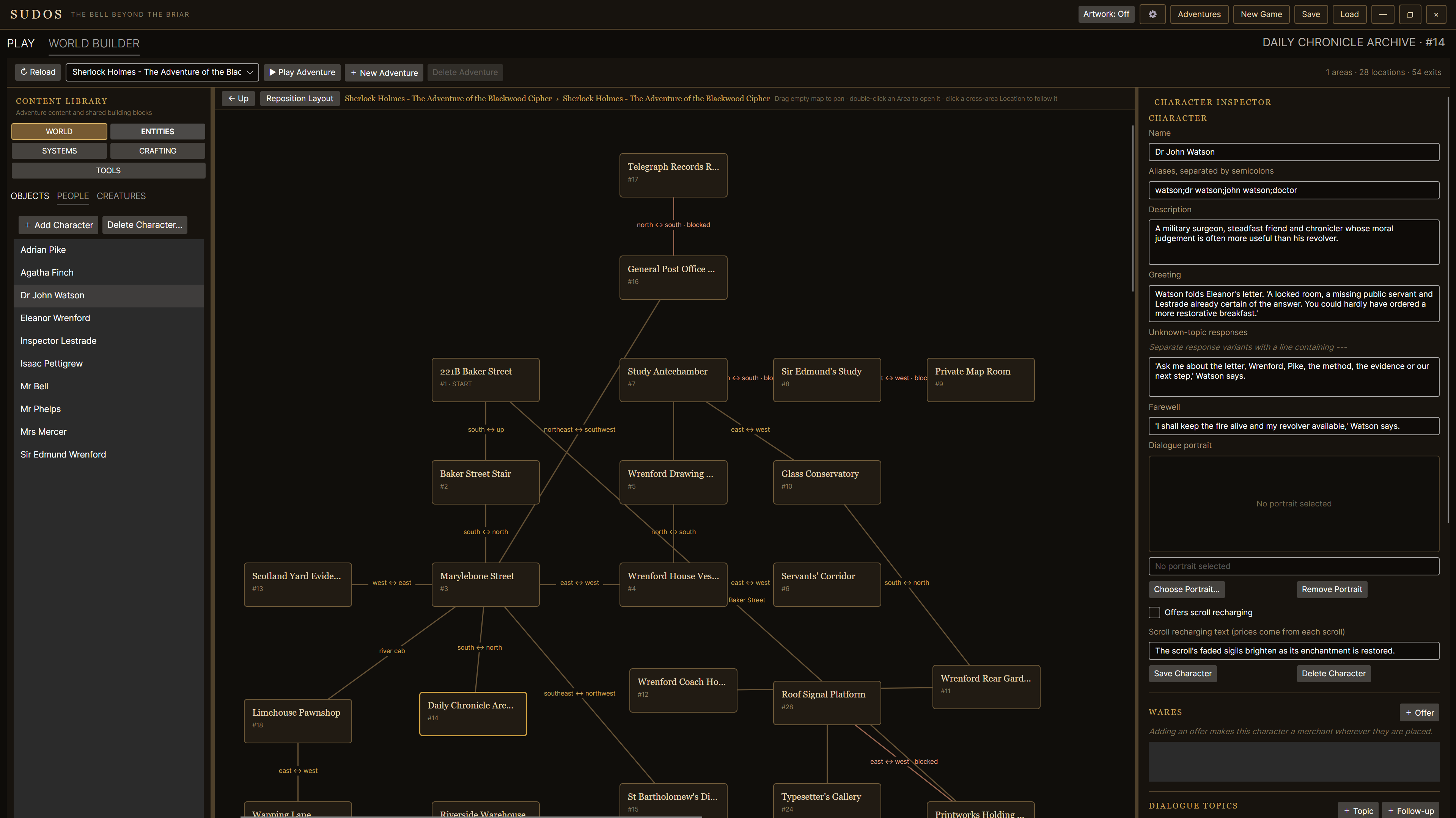 Screenshot 3 for Sherlock Holmes - The Adventure of the Blackwood Cipher