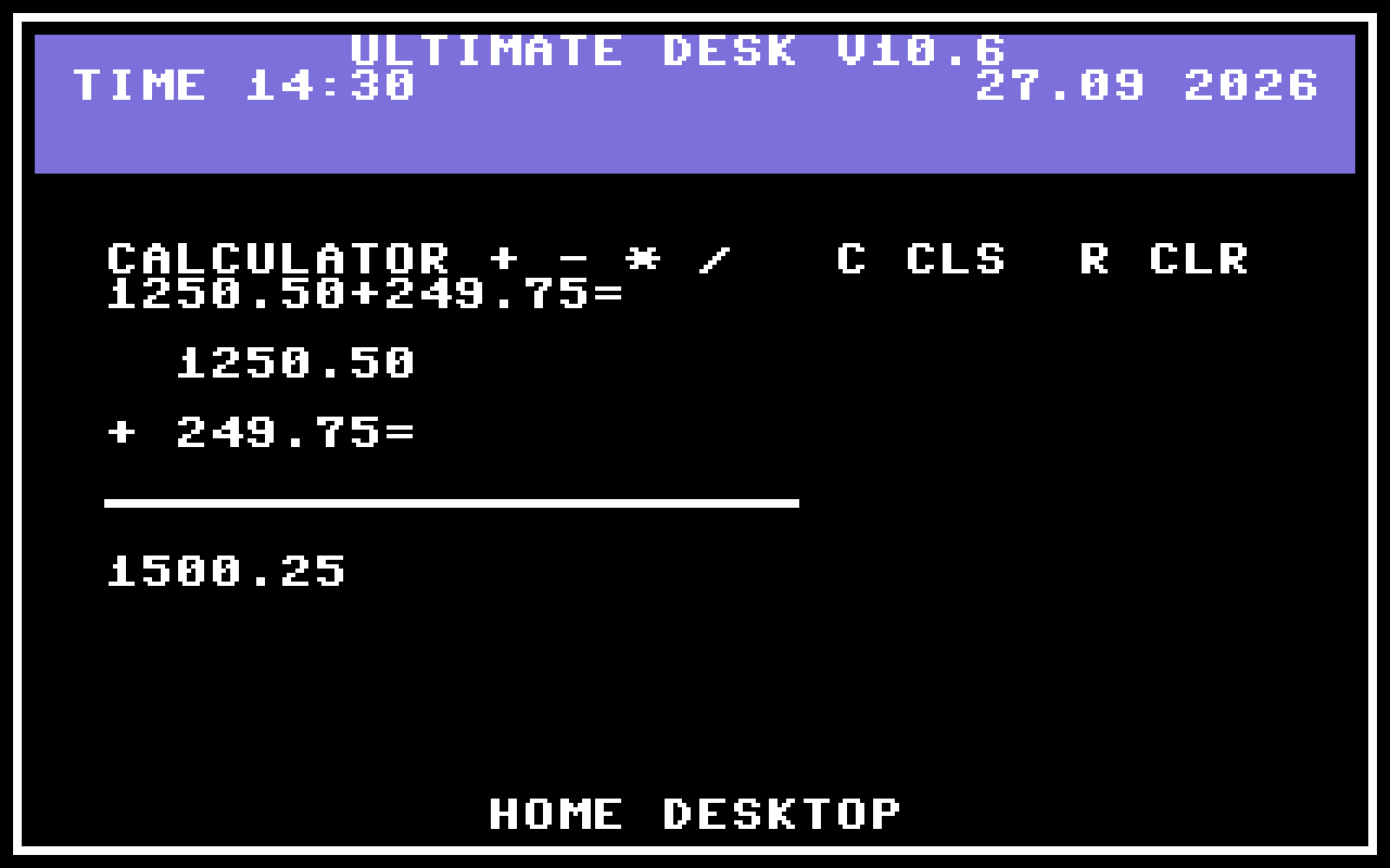 Screenshot 7 for Ultimate Desk (C64)