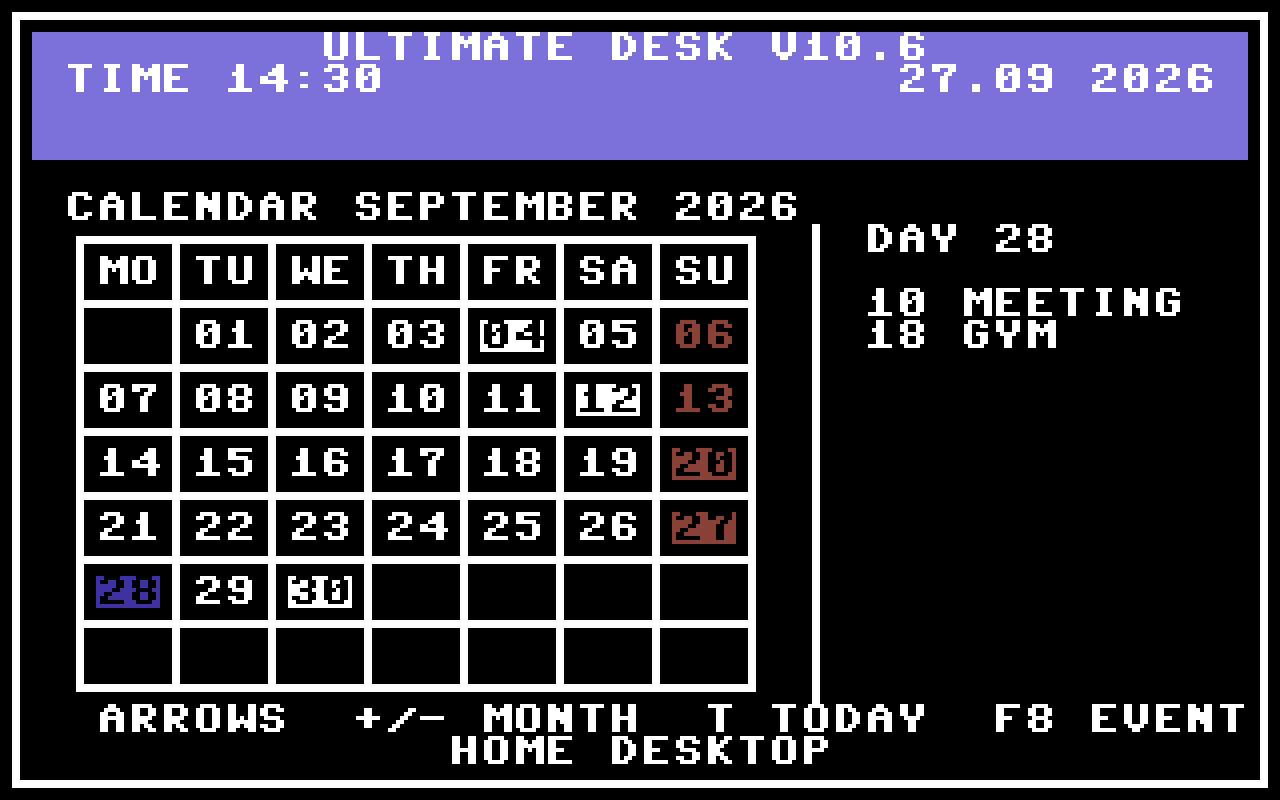 Screenshot 3 for Ultimate Desk (C64)