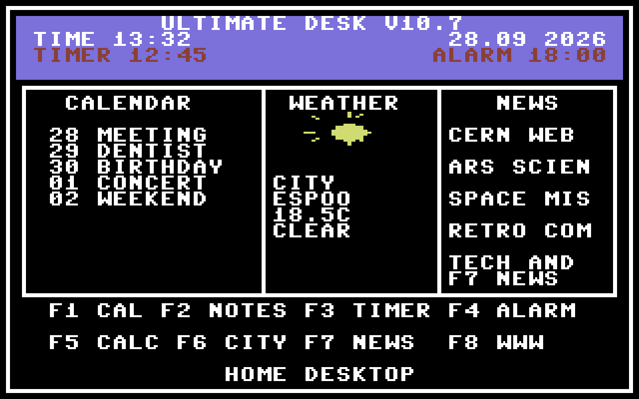 Screenshot 2 for Ultimate Desk (C64)