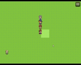 Screenshot 3 for RPG Maker MZ Plugin: CT Dash Burst – 8-Direction Dash Movement & Afterimage Effects