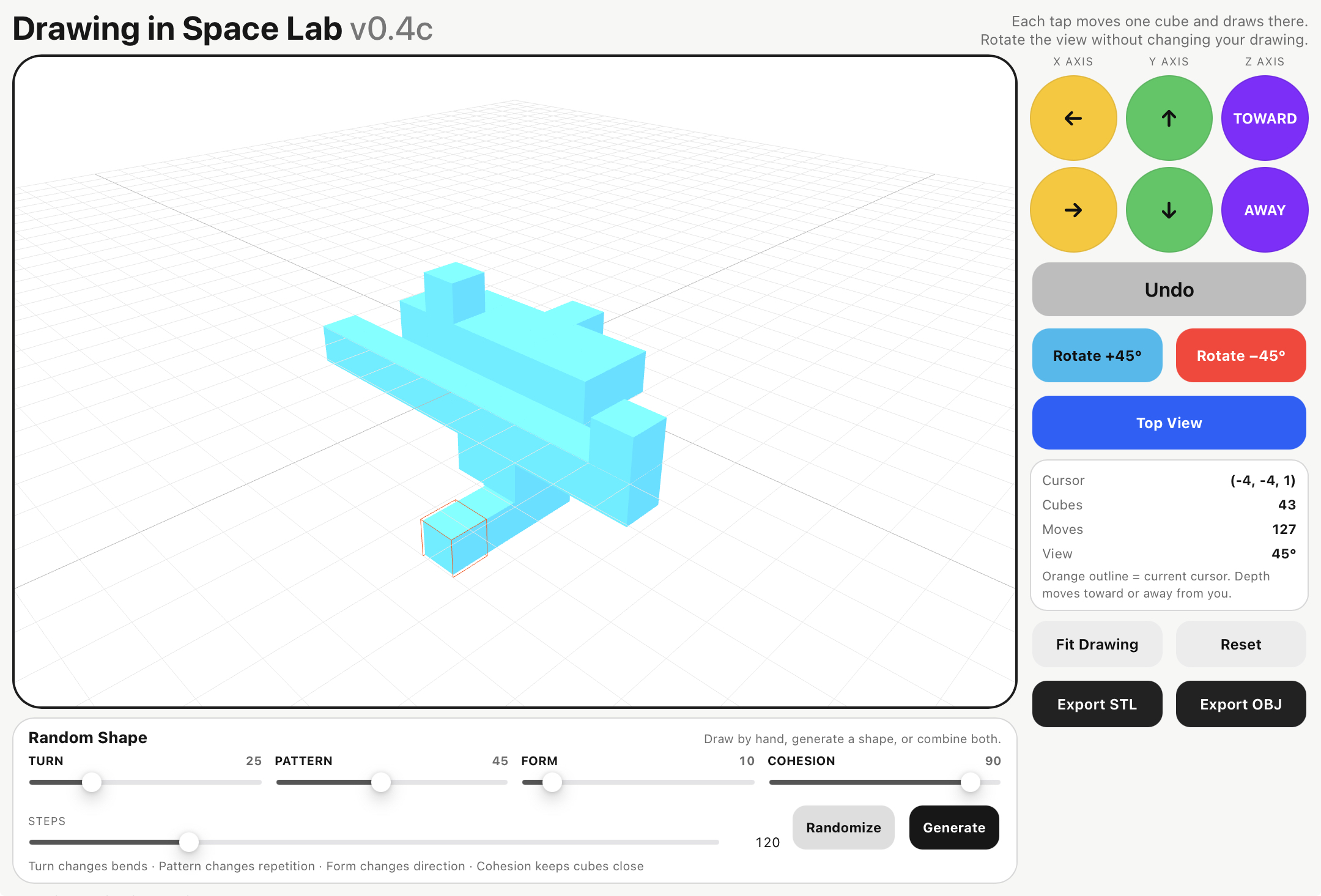 Screenshot 2 for Drawing in Space Lab