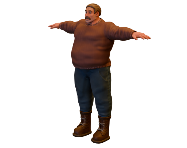 Screenshot 4 for 3D Character Rigged