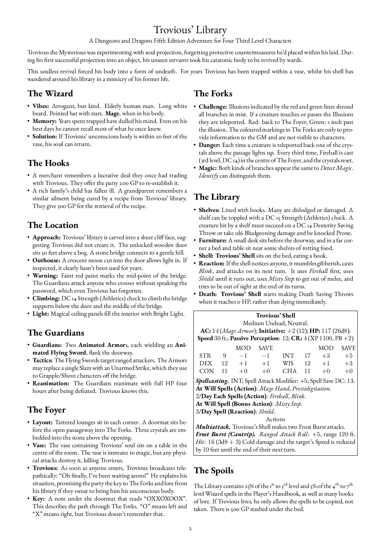 Screenshot 3 for Trovious' Library