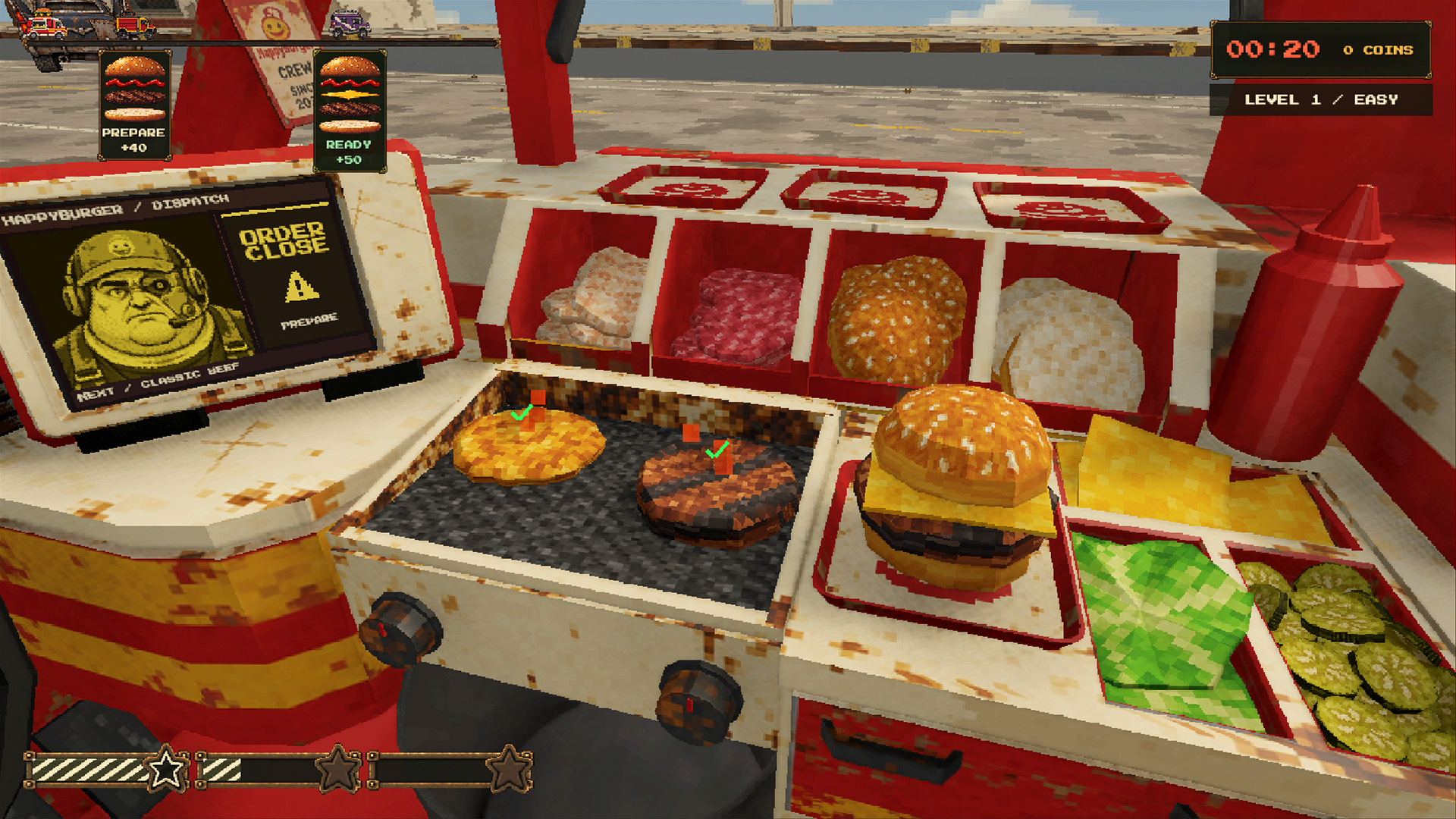 Screenshot 3 for Burger Run: Wasteland Delivery