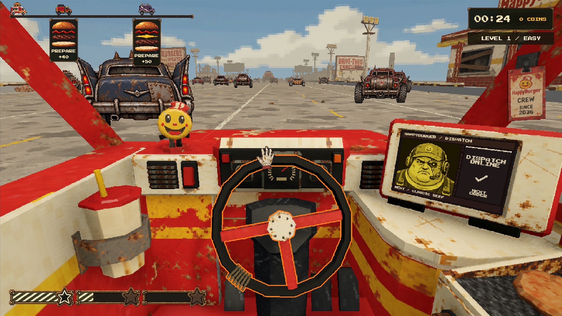 Screenshot 5 for Burger Run: Wasteland Delivery