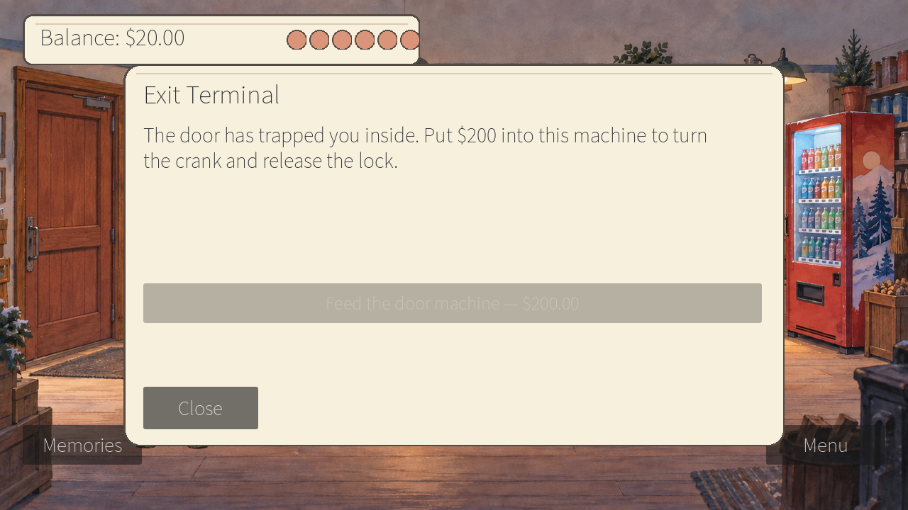 Screenshot 3 for the price of leaving