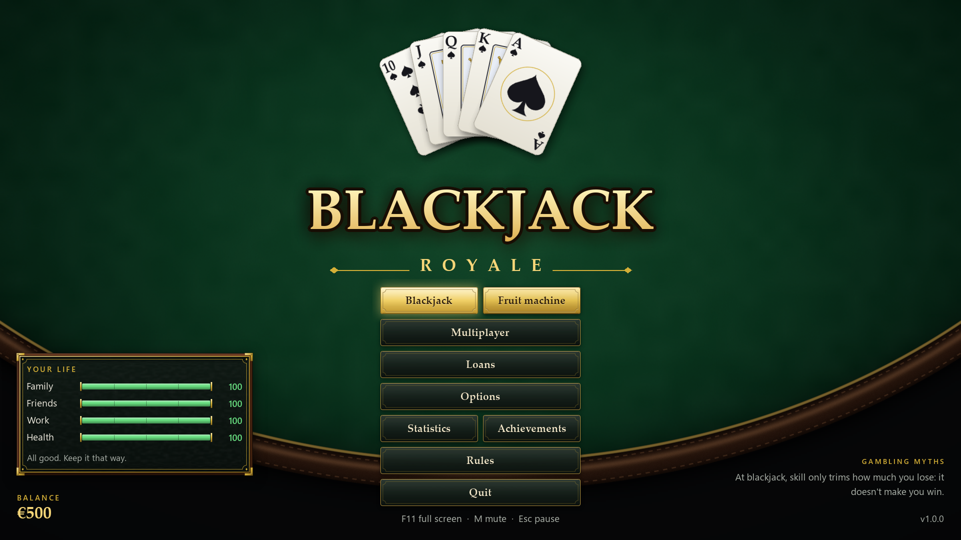 Screenshot 2 for Blackjack-royale