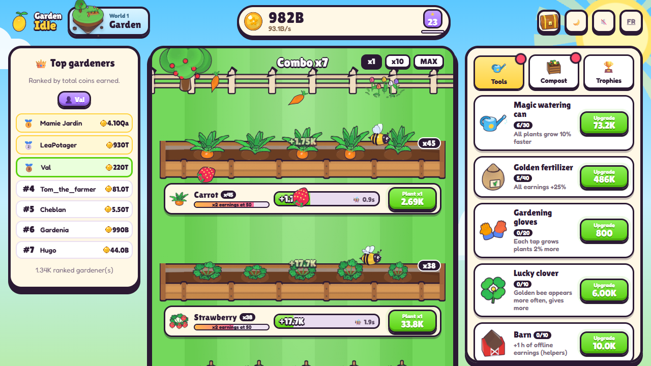 Screenshot 3 for Garden Idle