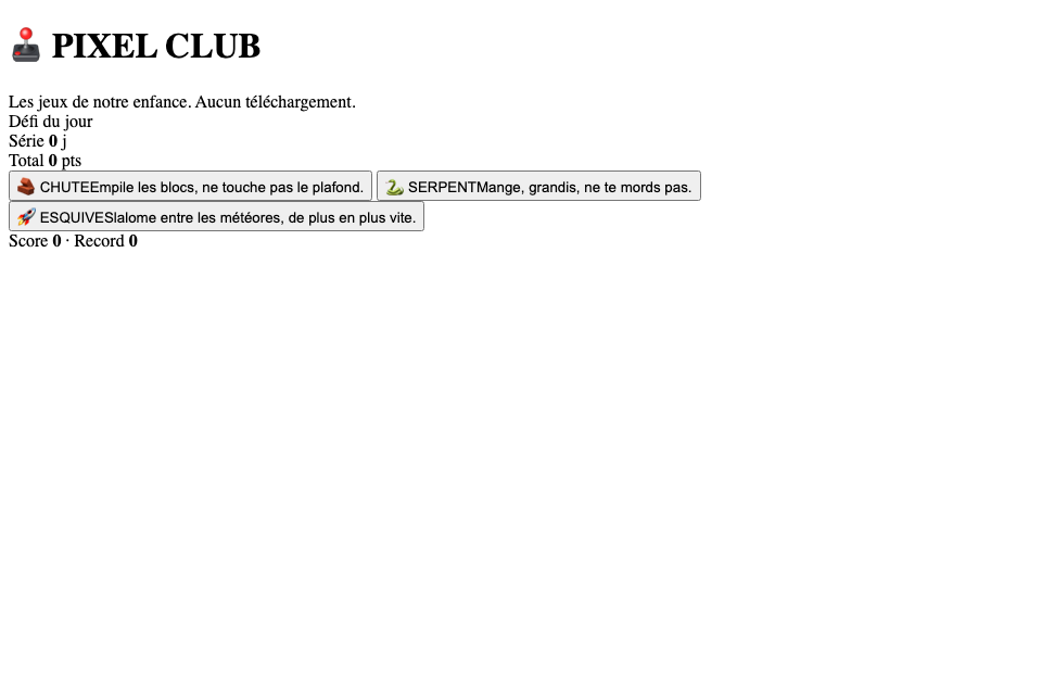 Screenshot 2 for PIXEL CLUB — Arcade
