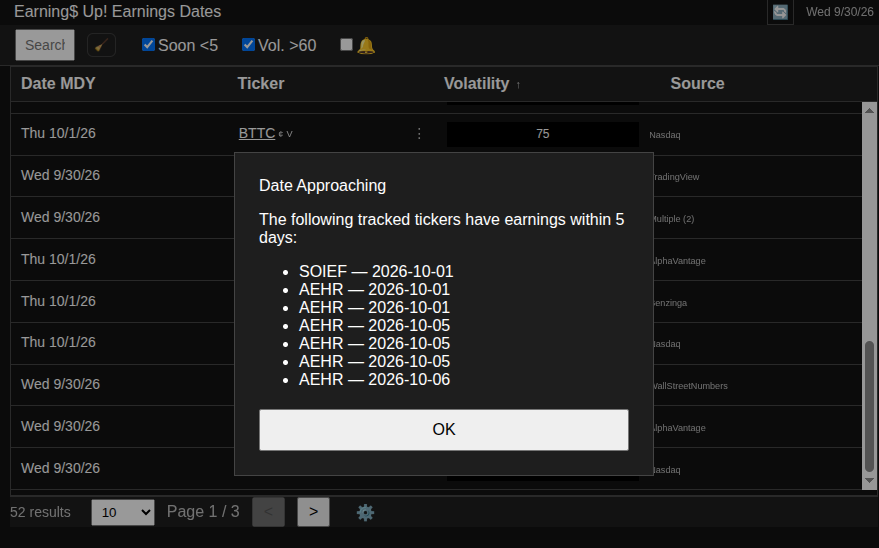 Screenshot 3 for Earnings Up