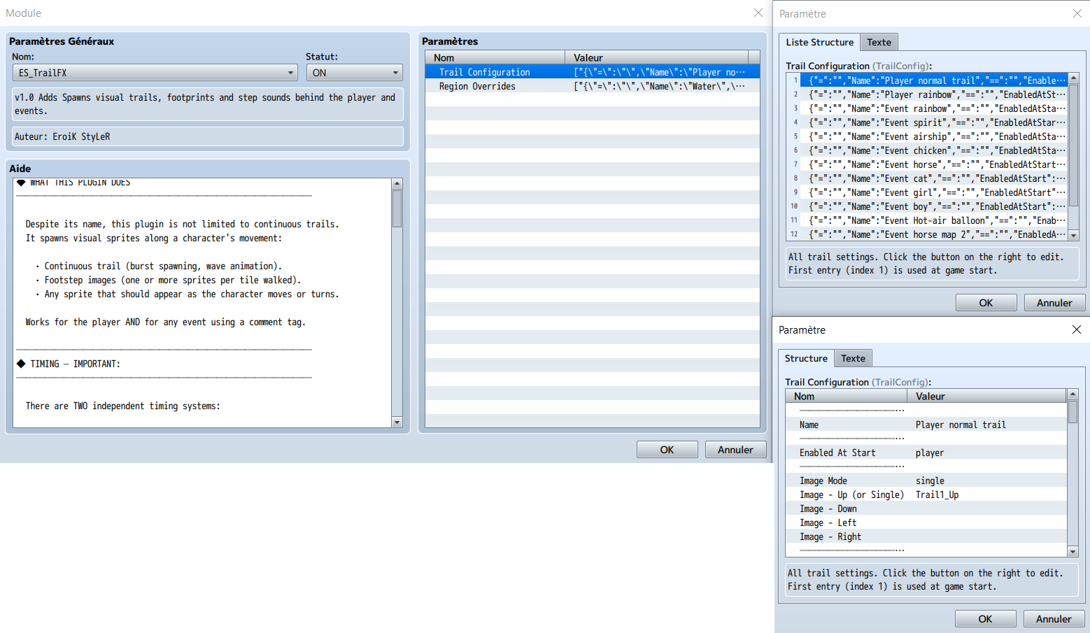 Screenshot 4 for Trail FX Plugin RPG Maker MV-MZ