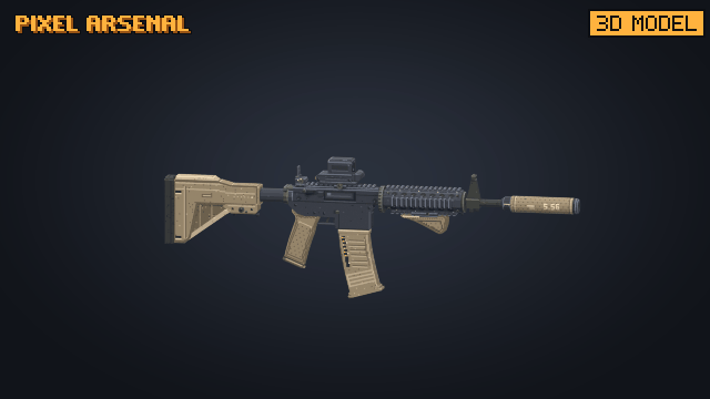 Pixel Arsenal: Modular Low-Poly Pixel-Art Weapons (Mega Pack) by Retro Spud
