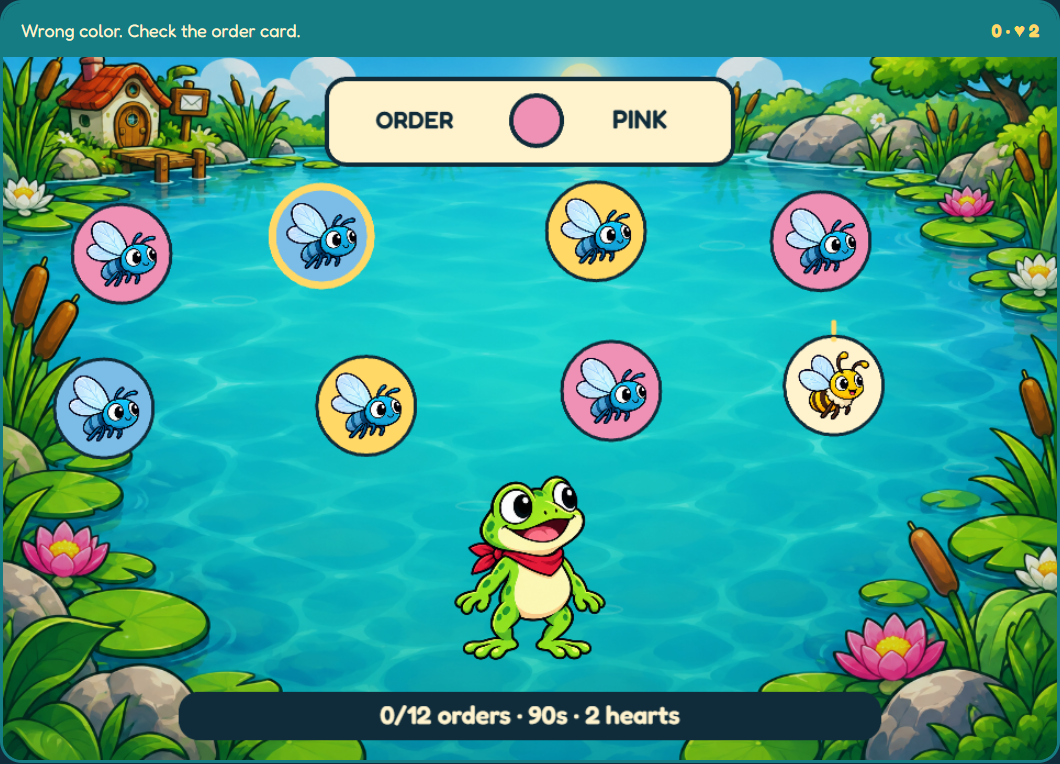 Screenshot 4 for Fly Catch Café — HTML5 Game Template