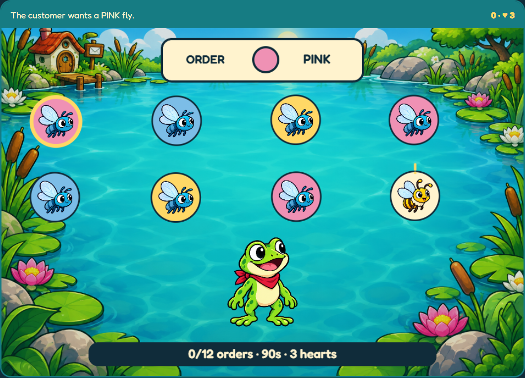 Screenshot 3 for Fly Catch Café — HTML5 Game Template