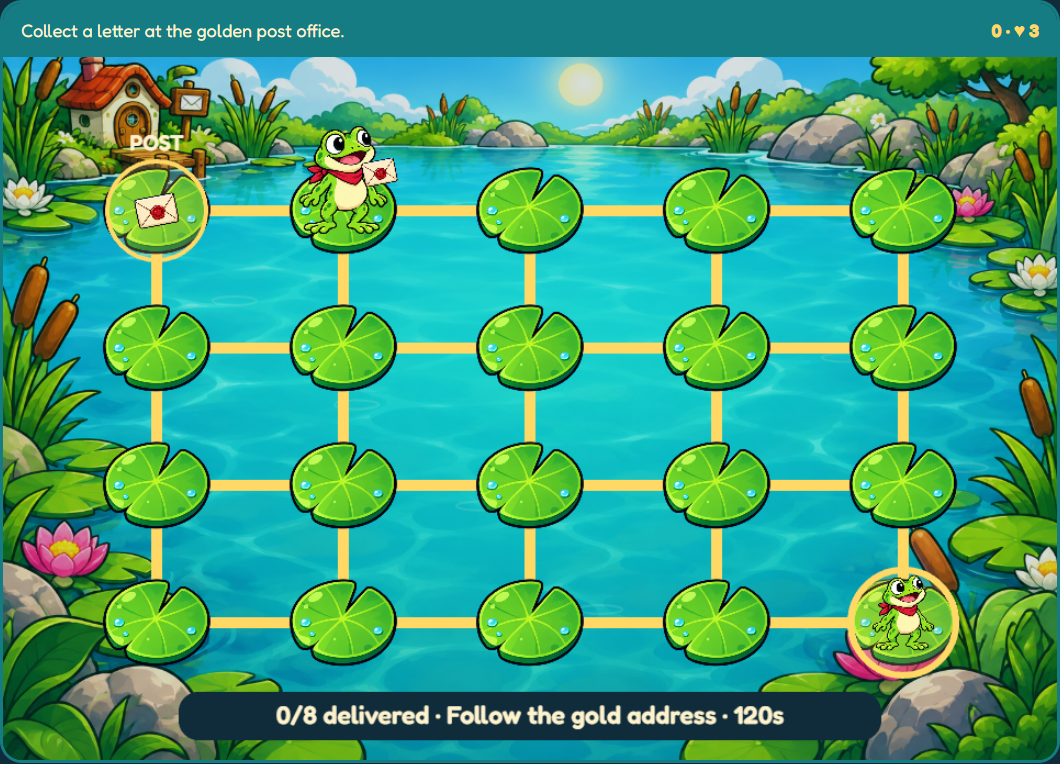 Screenshot 4 for Frog Post — HTML5 Game Template