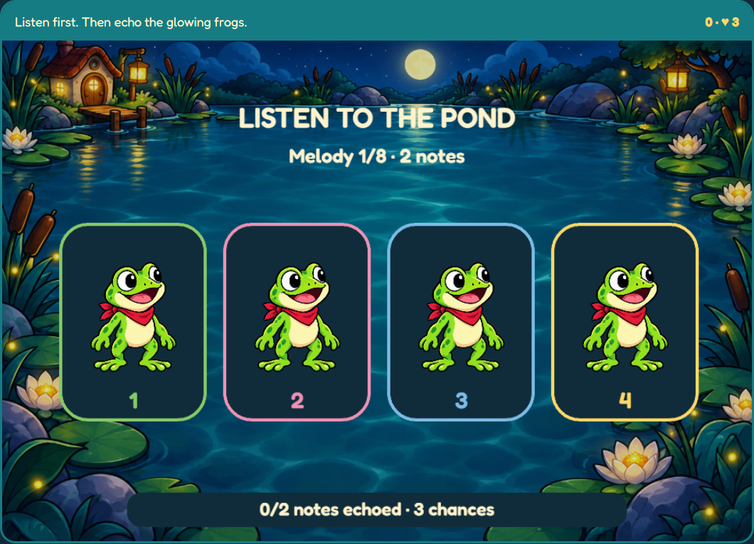 Screenshot 4 for Croak Chorus — HTML5 Game Template