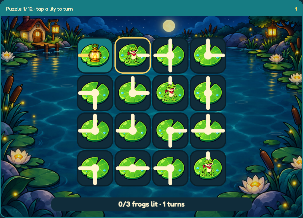 Screenshot 3 for Lantern Lily — HTML5 Game Template