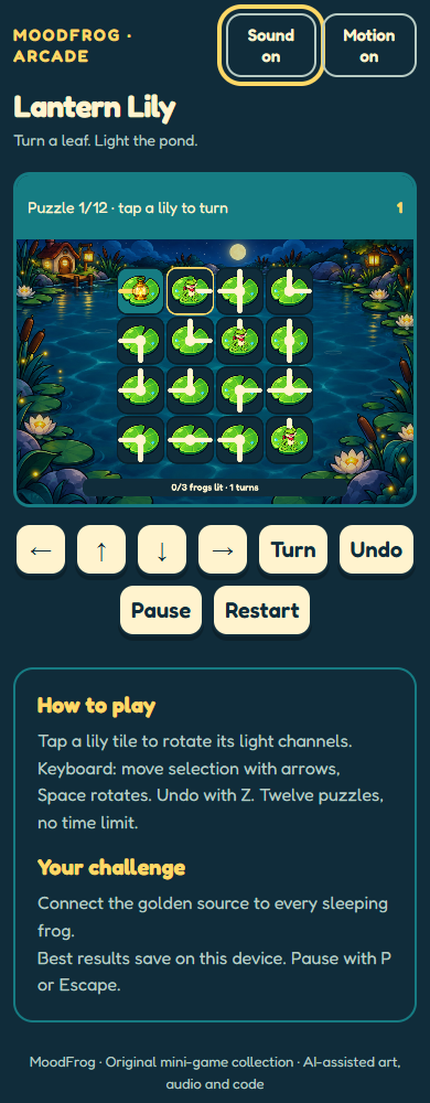 Screenshot 2 for Lantern Lily — HTML5 Game Template