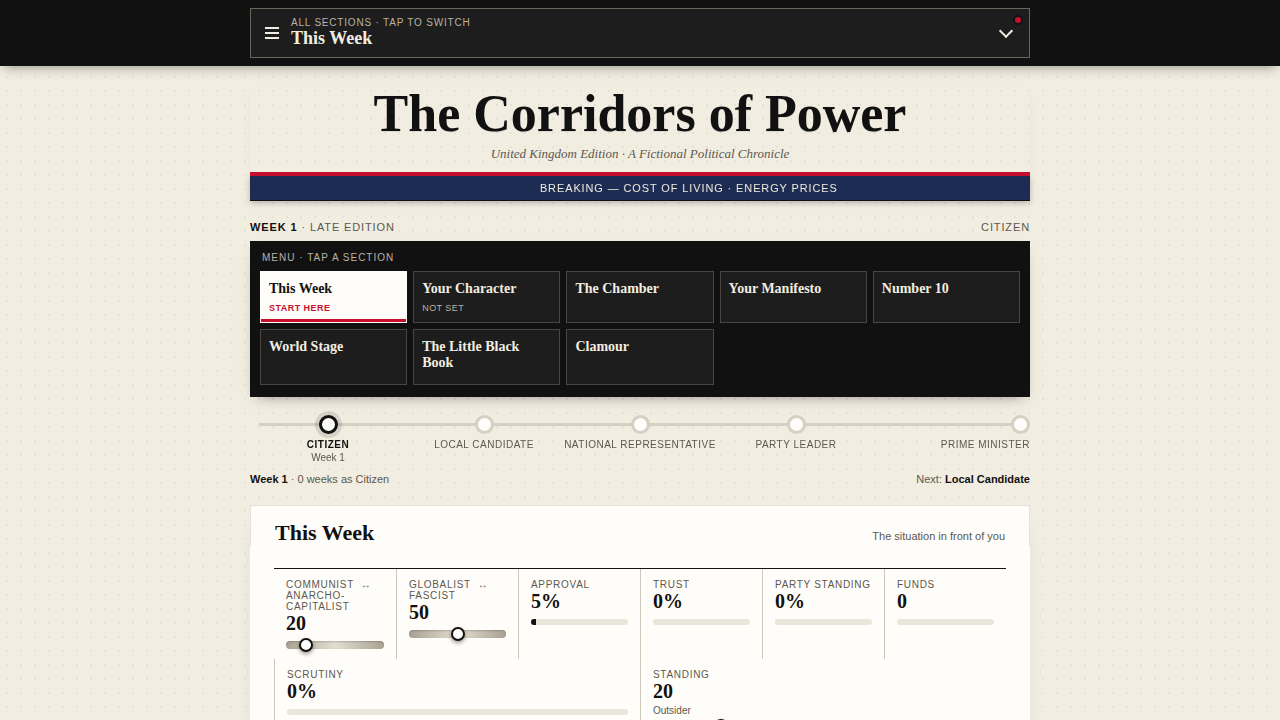 Screenshot 2 for The Corridors of Power