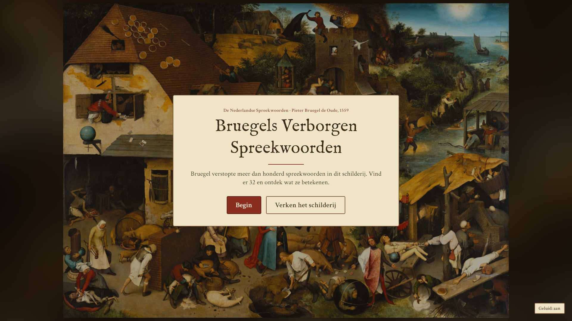 Screenshot 2 for Bruegels Verborgen Spreekwoorden
