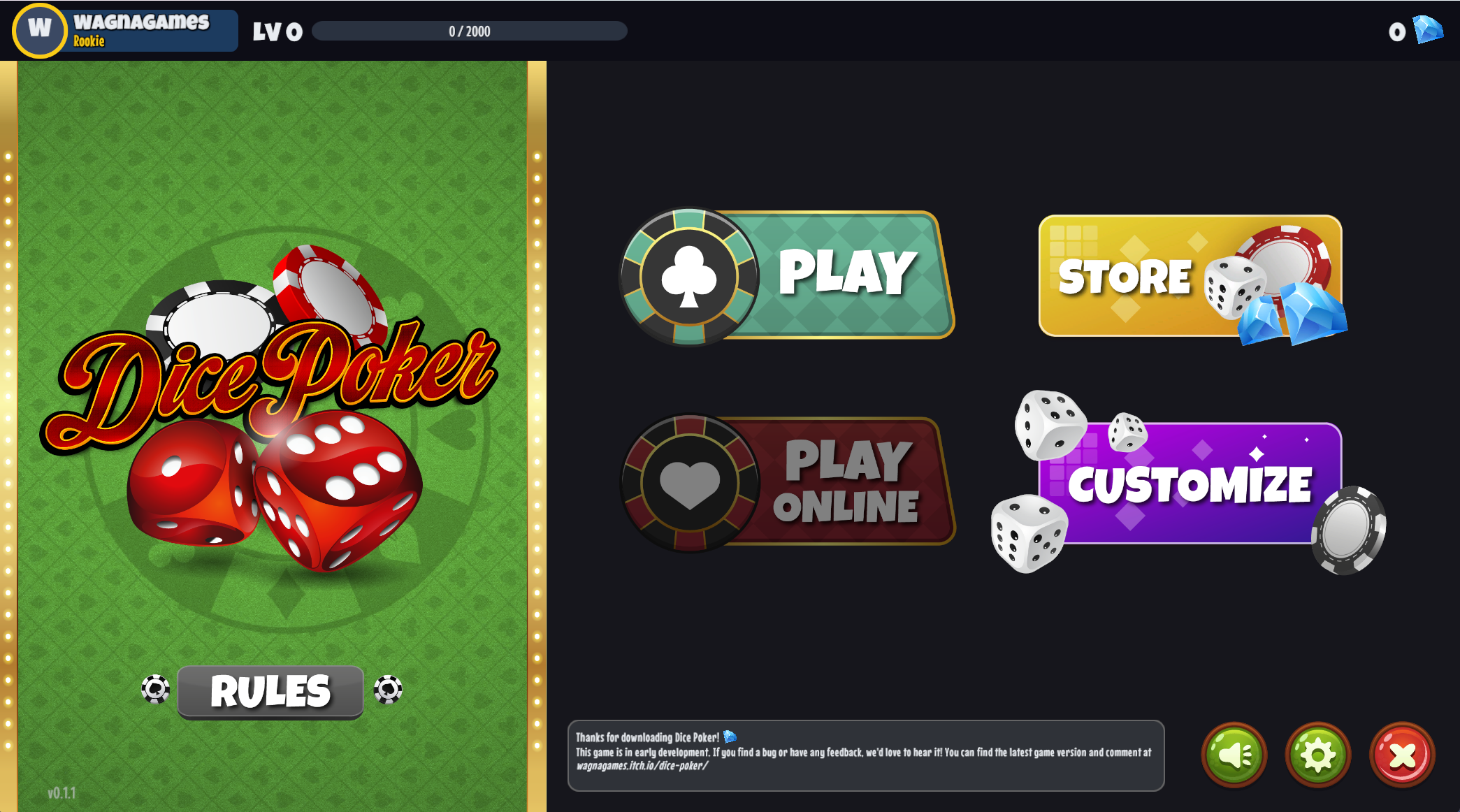 Screenshot 2 for Dice Poker